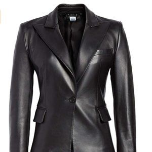 Women Blazar Coat Real Leather Jacket